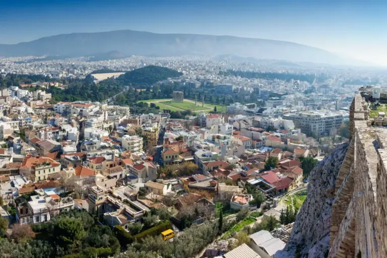Veduta su Atene